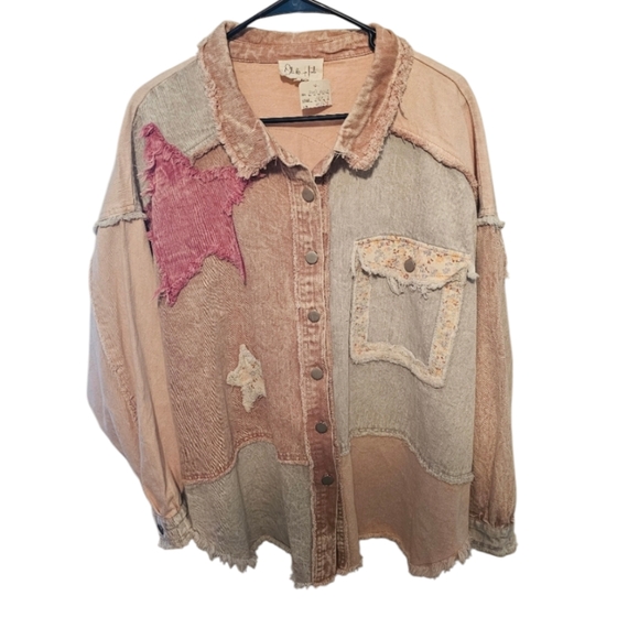 O202 NEW OLI & HALI peace sign jacket - Picture 2 of 7